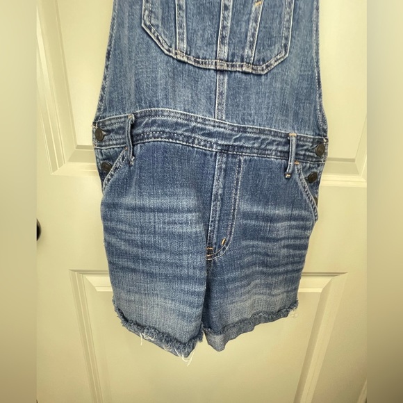 Abercrombie & Fitch Denim Short Overalls S - Picture 7 of 17
